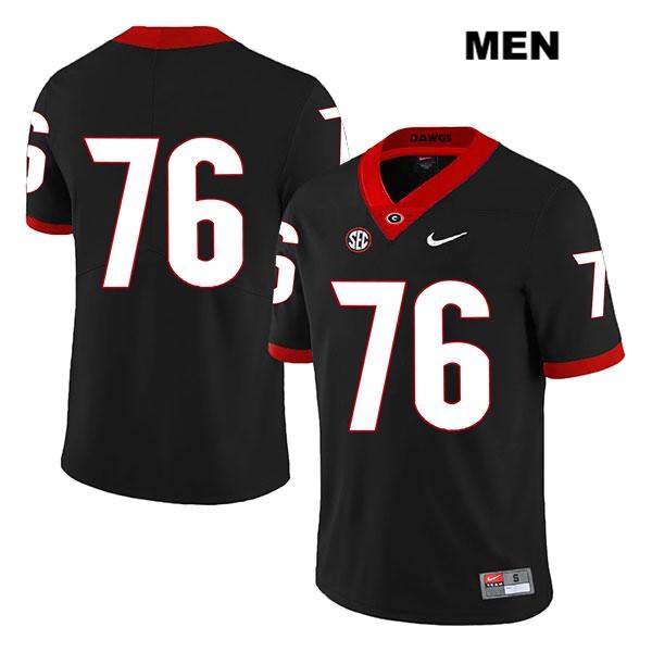 Georgia Bulldogs Men's Michail Carter #76 NCAA No Name Legend Authentic Black Nike Stitched College Football Jersey NMK3356NG